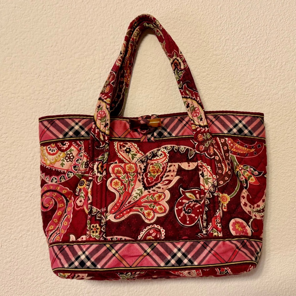 Vera Bradley Three Mini Bags Elegant Floral Brown - Picture 5 of 6